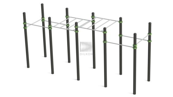 Рукоход двухуровневый с турником