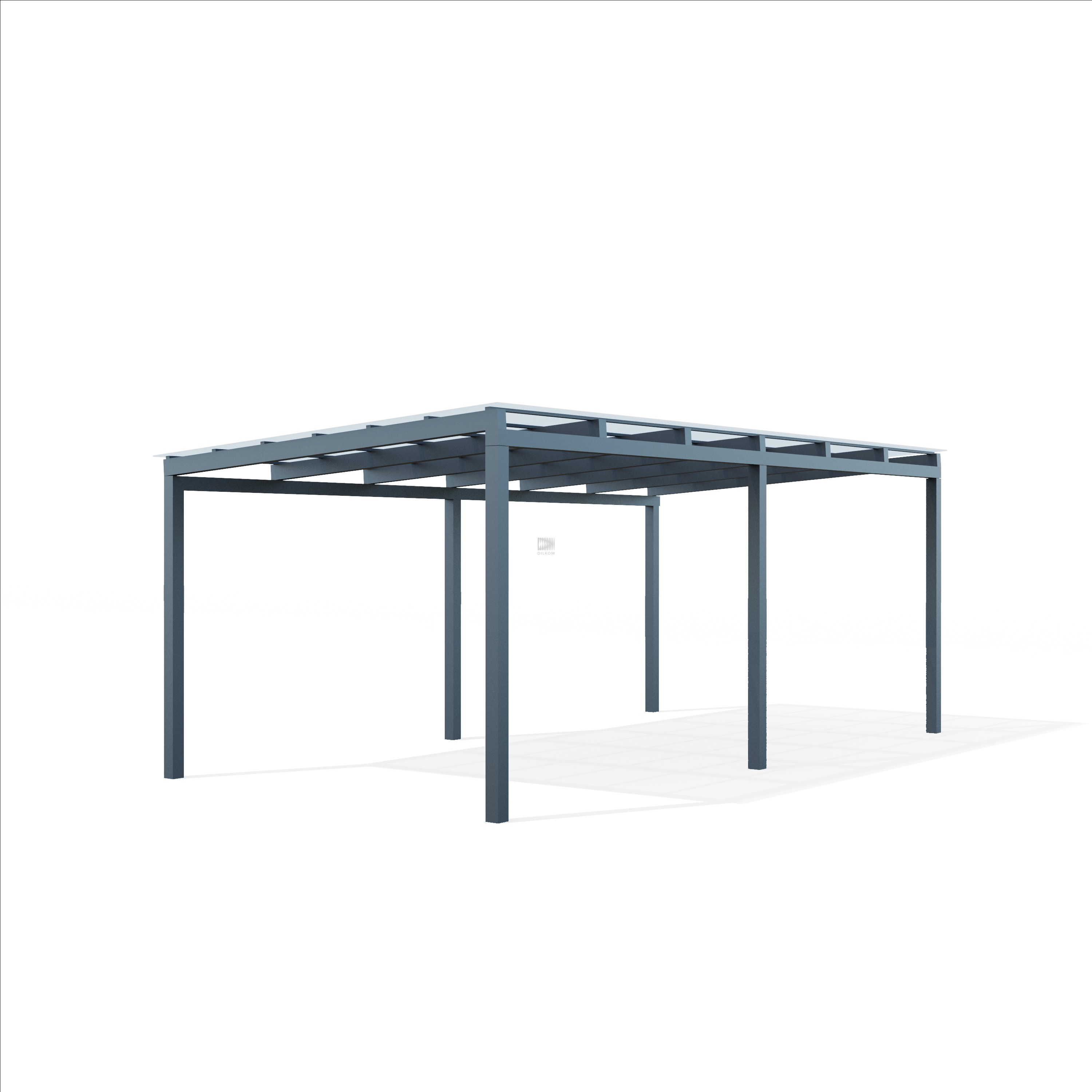 Металлический навес ЧС-02