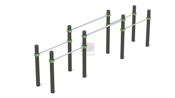 Брусья тройные