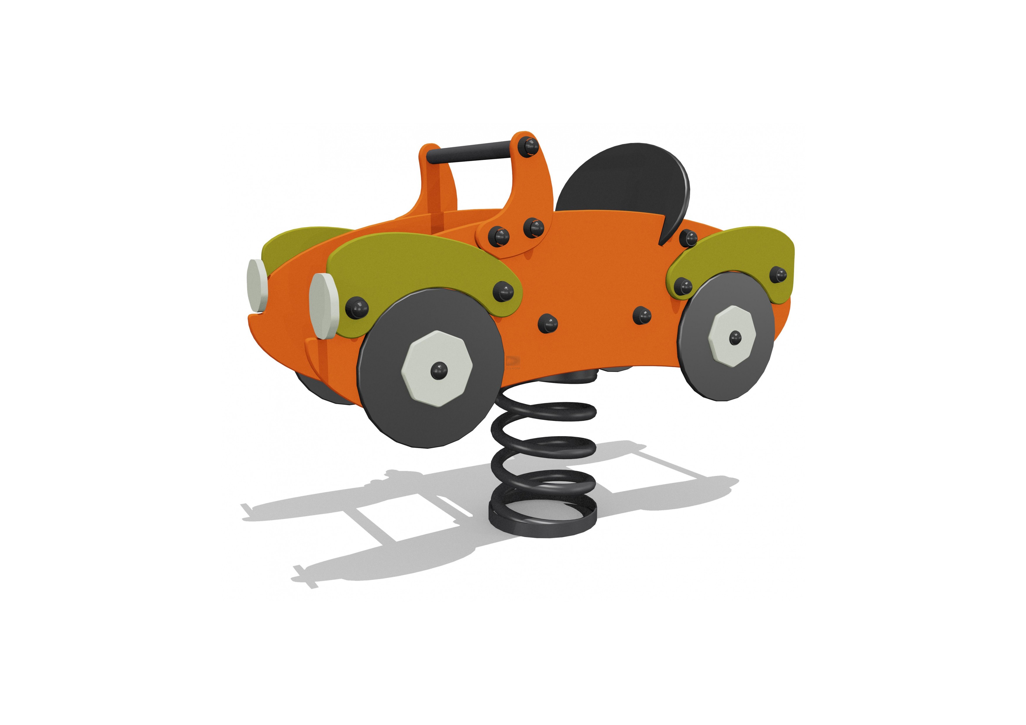 Качалка на пружине "Машинка"