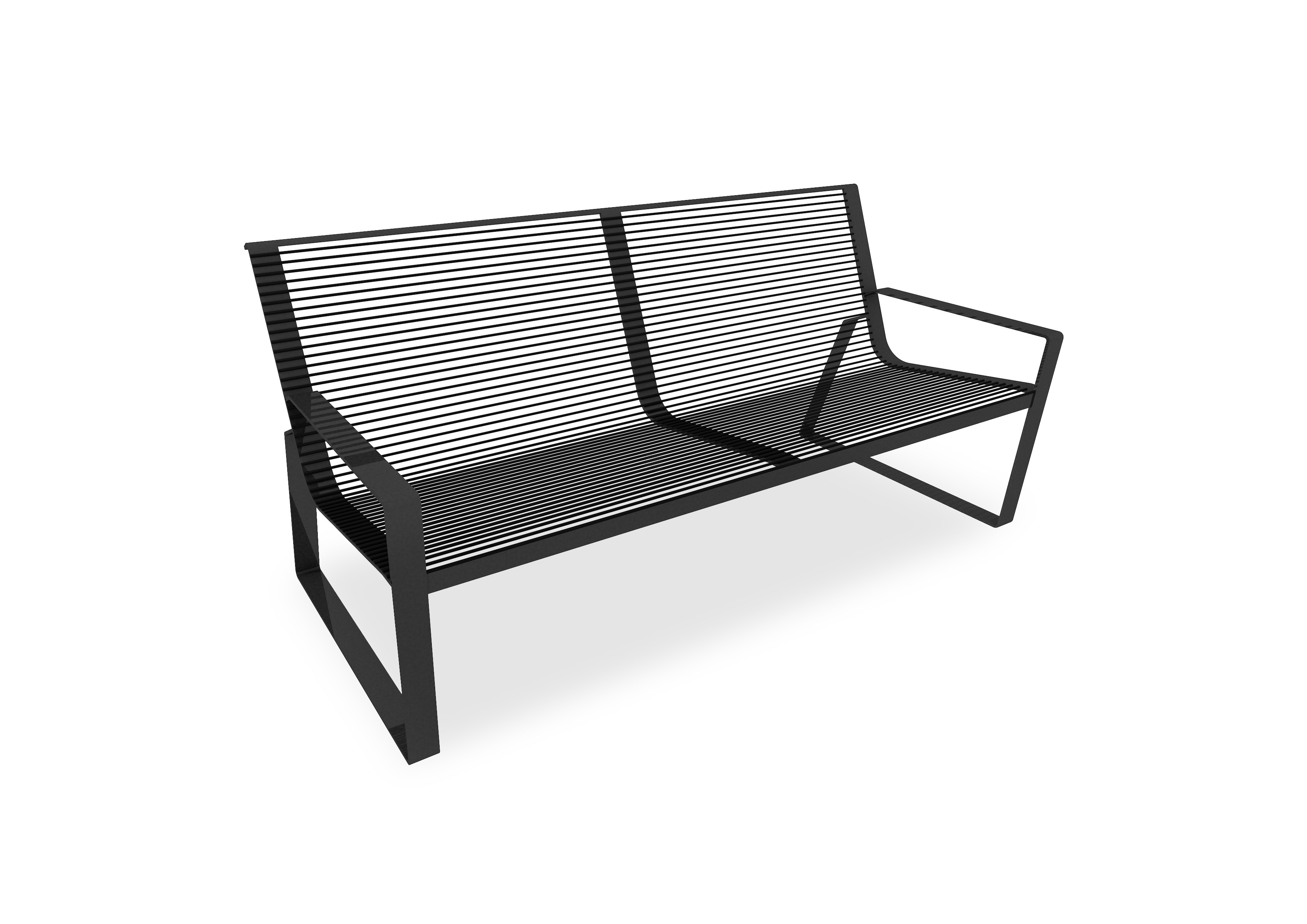 Скамейка металлическая ЛС-10