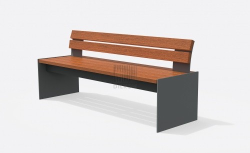 Скамья со спинкой ЛС-44