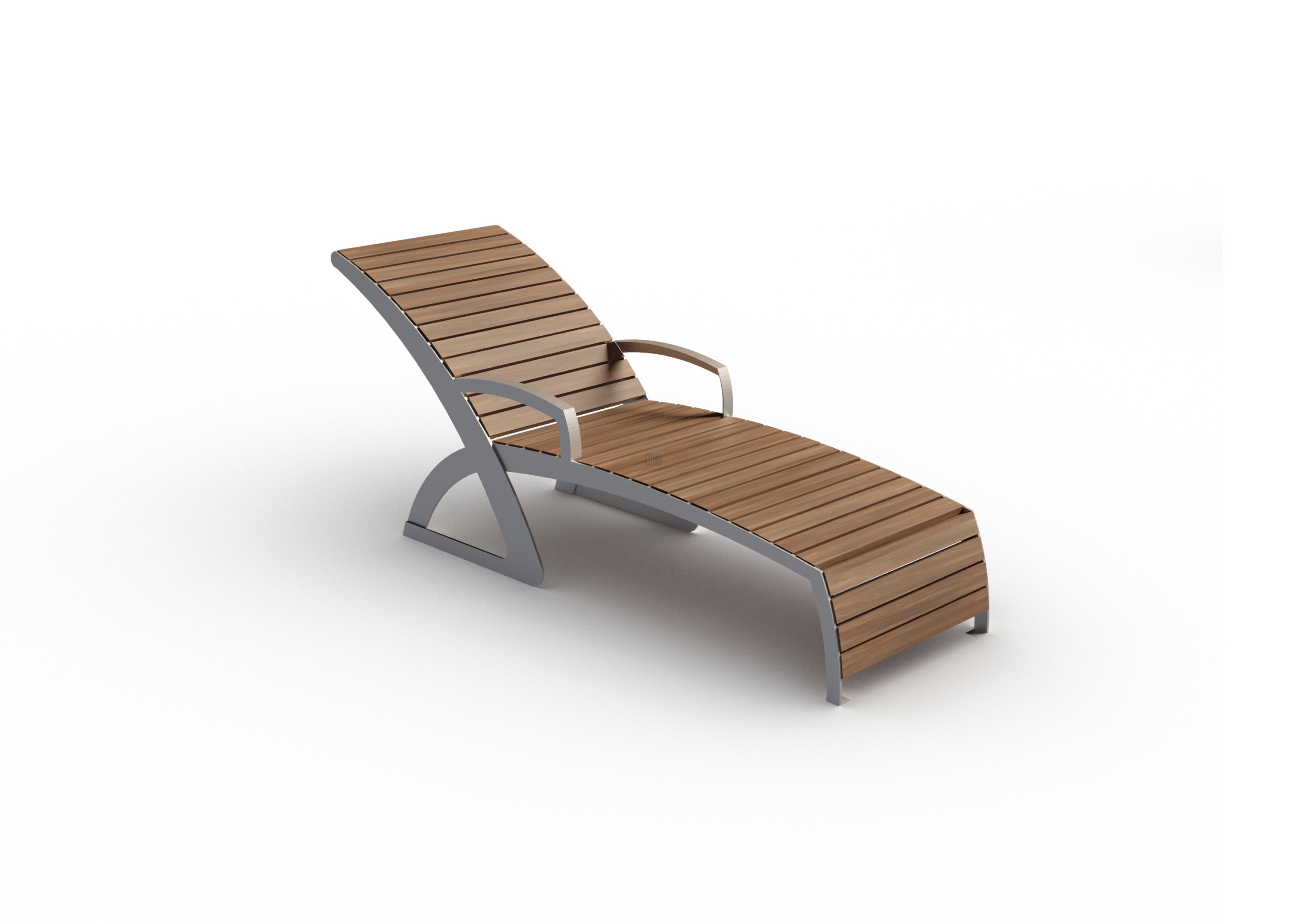 Шезлонг пляжный Ш-07