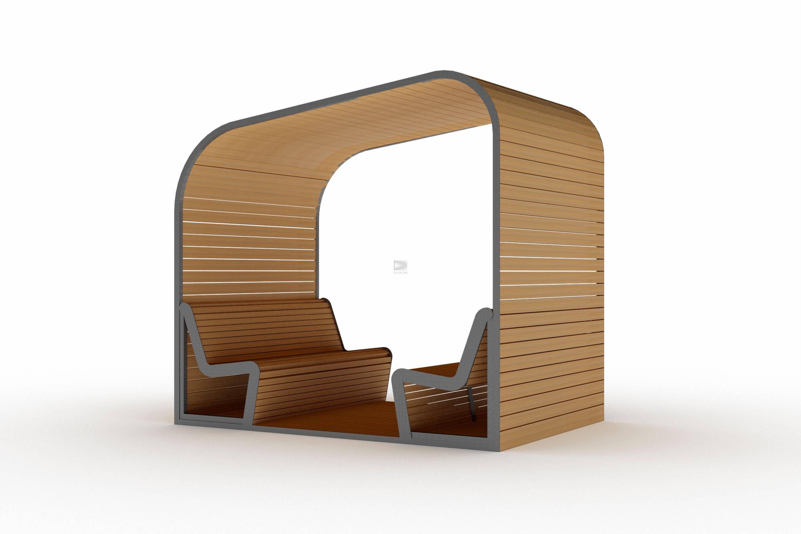 Беседка со скамейками ПБ-18