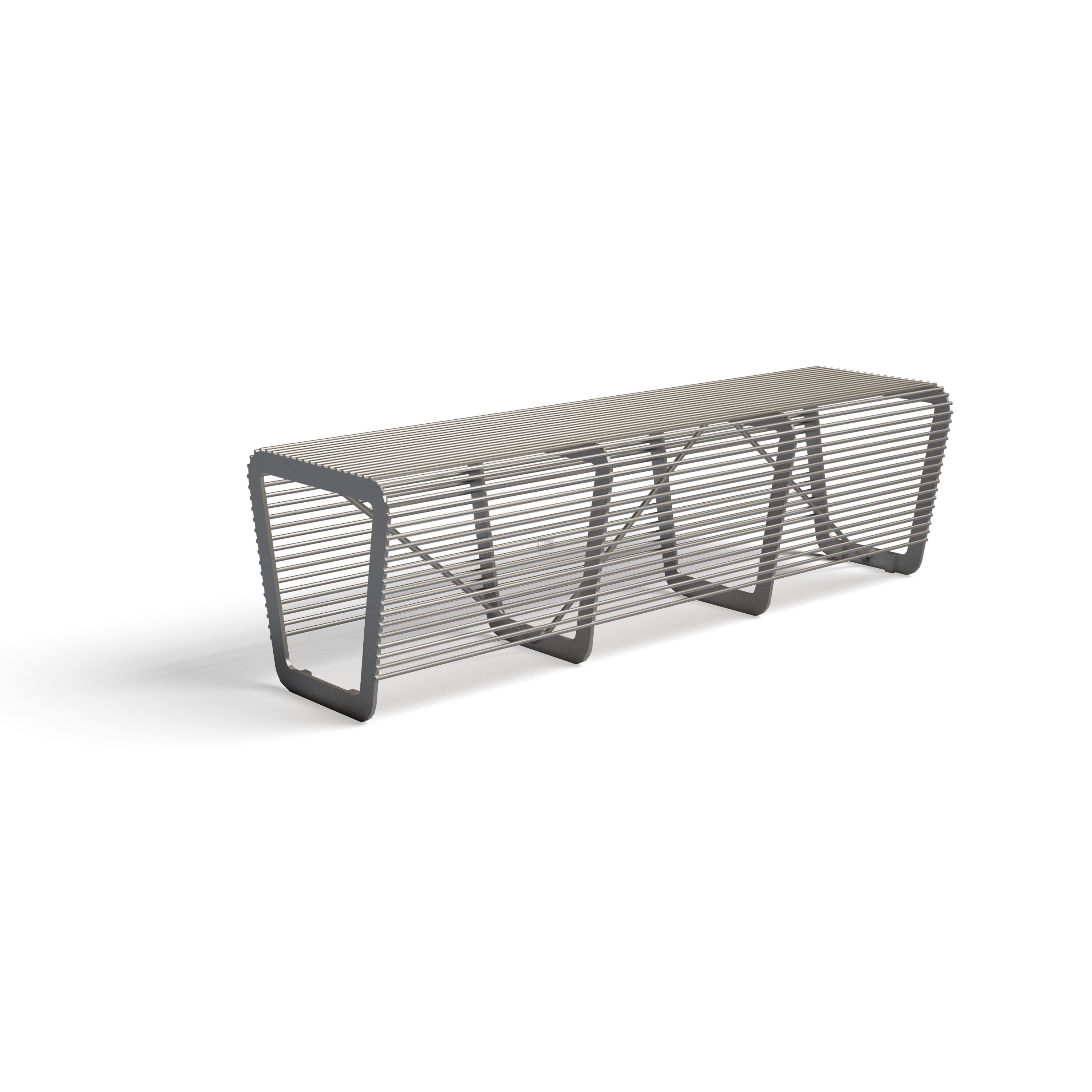 Скамья без спинки металлическая ЛС-14