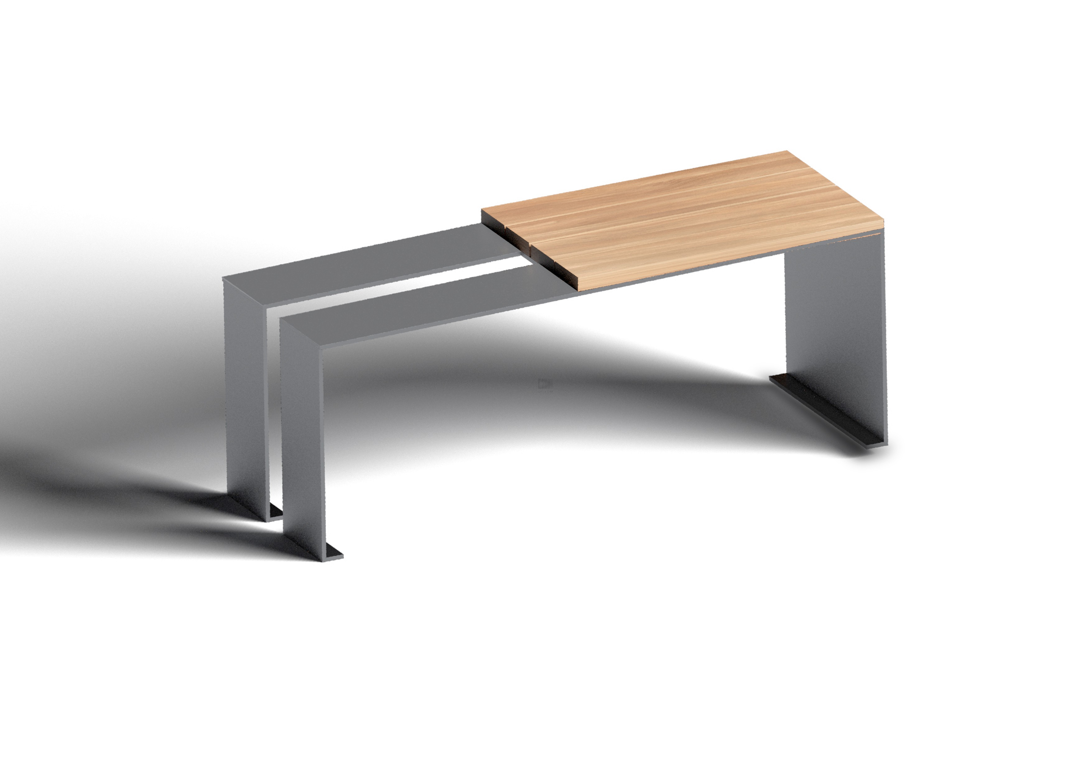 Велопарковка со скамьей В-12