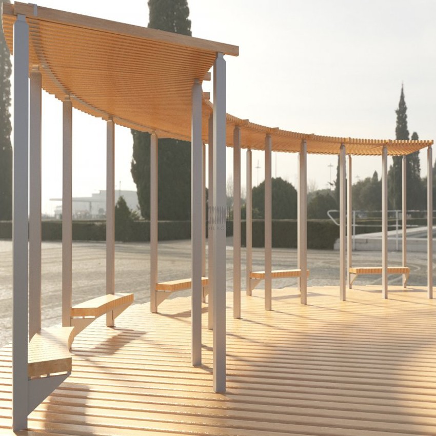 Пергола полукруглая ПБ-33